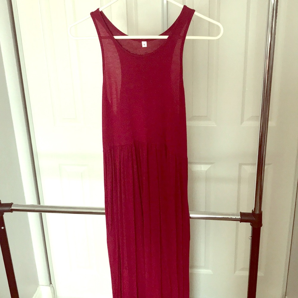 Maroon dress